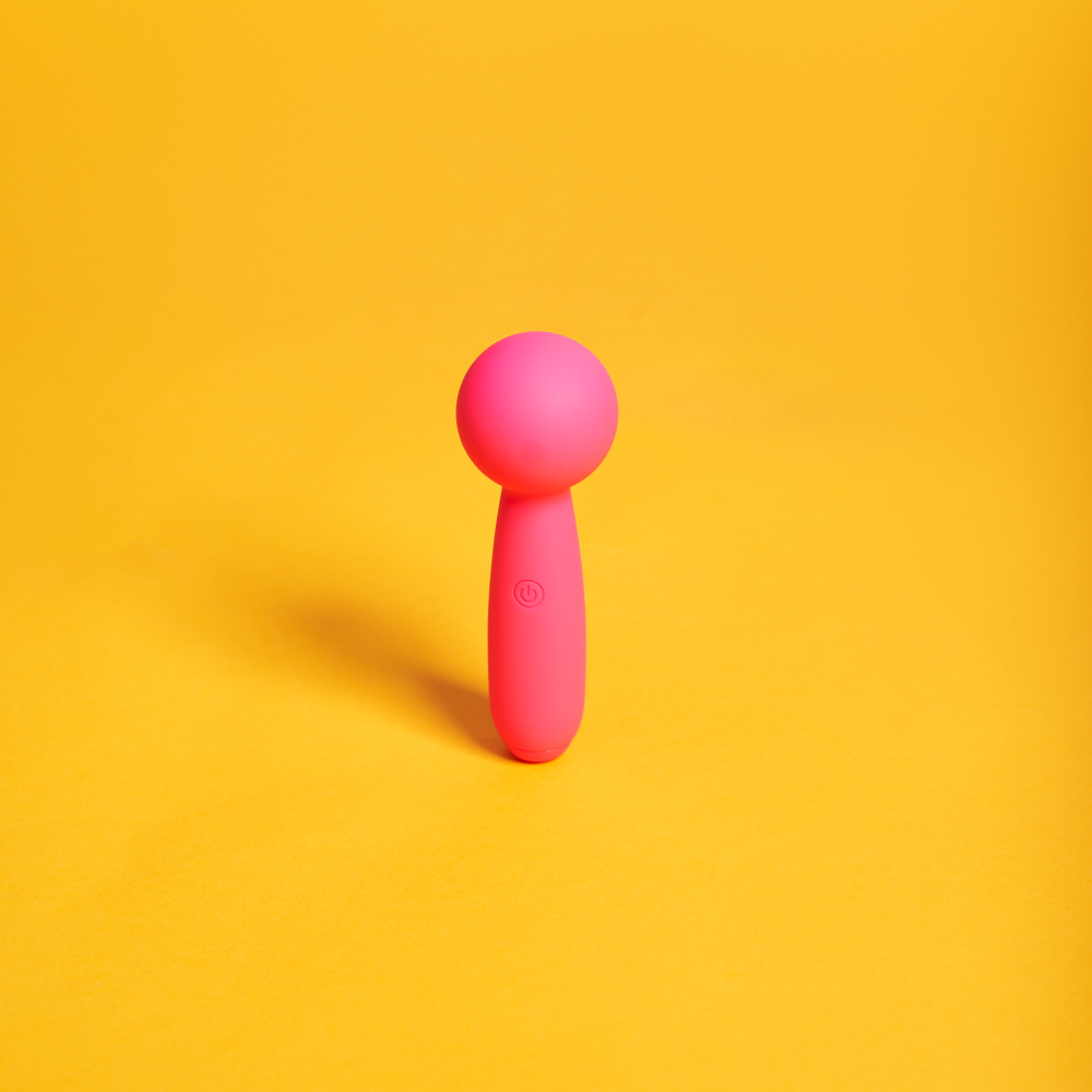 Lolly mini wand vibrator close-up detail